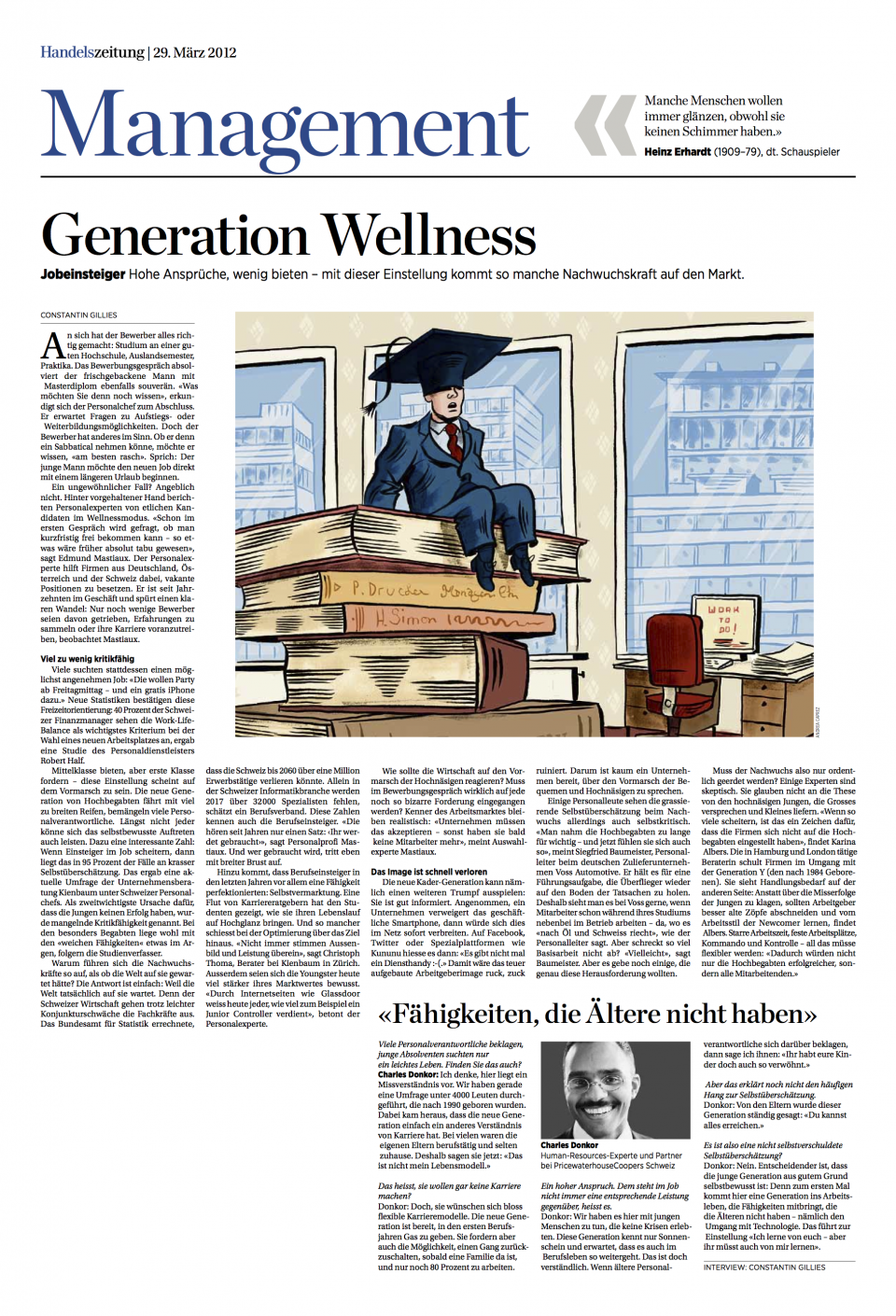 Generation Wellness - Handelszeitung März 2012